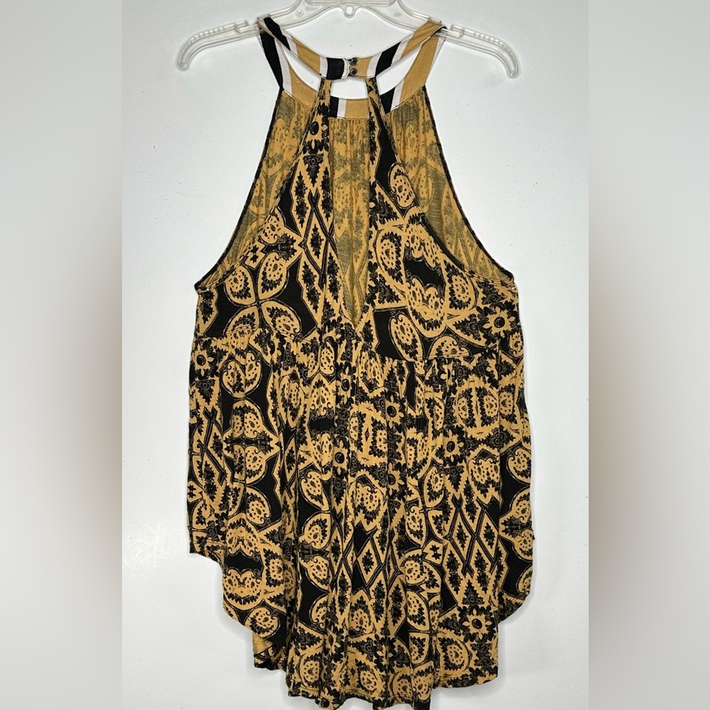 Free People Halter Mimi Tunic‎ Top High Low Hem Sz M - Picture 2 of 10